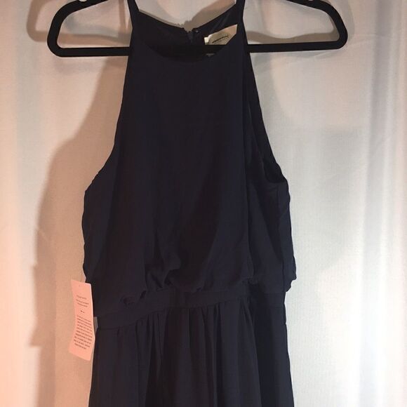 BHLDN CAYENNE SLEEVELESS DRESS NAVY - Picture 6 of 11